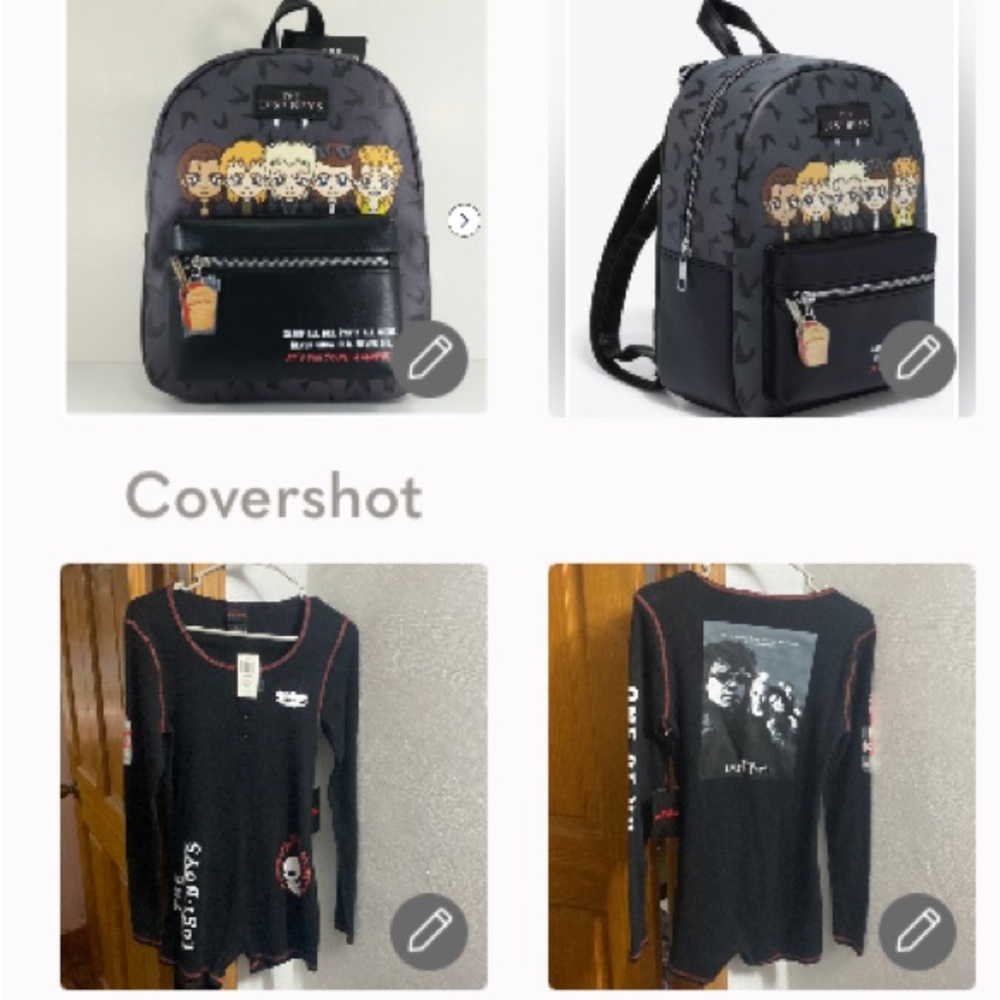 The Lost🧛‍♂️Boys Romper szM+Backpack sleep all day - party all-nite bag